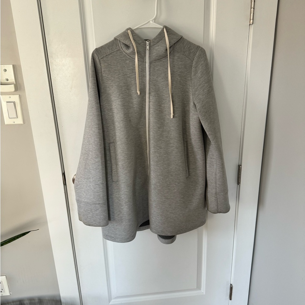 Gray Pancho shaped hoodie